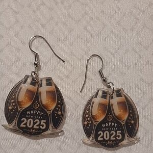 Wine Glass Acrylic Earrings Women's Creative Fashion Earrings Jewelry Gifts